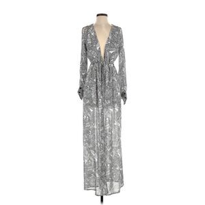 Meghan Los Angeles Long Sleeve Cover-up Maxi Dress S